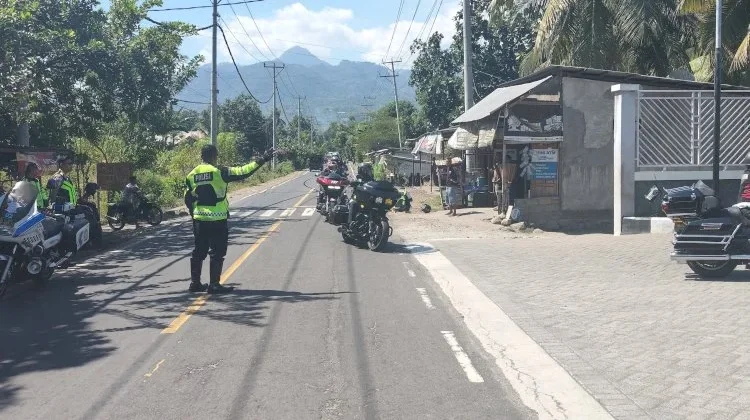 Polres Sikka Kerahkan 130 Personel Amankan Touring Harley