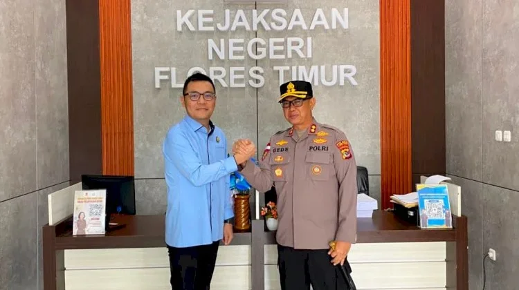 Kapolres Flores Timur Perkuat Sinergi dengan Kejaksaan dan Pengadilan
