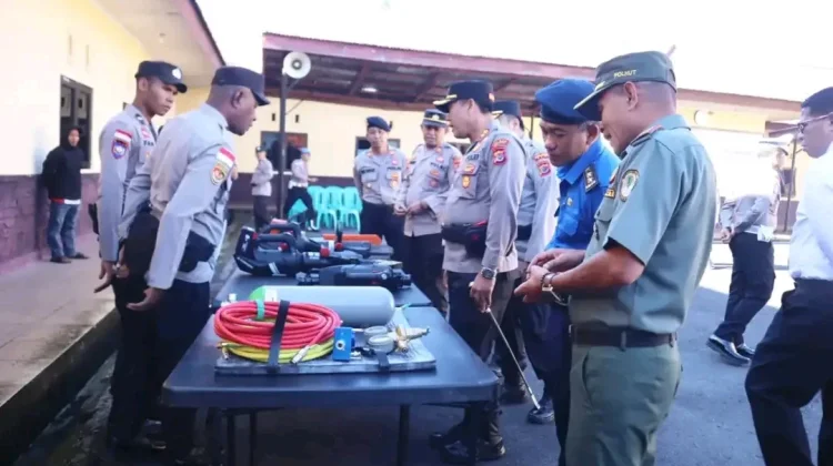 Polres Ngada Gelar Apel Kesiapsiagaan Karhutla
