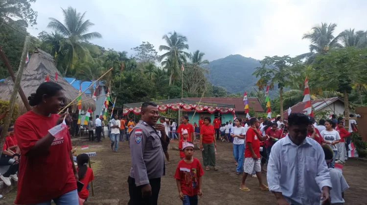 Kirab Rakyat HUT RI ke-81 di Desa Wolotolo Meriah, Polisi Pastikan Tetap Aman