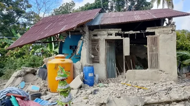 Sebanyak 41 Unit Rumah Warga Rapowawo Rusak Pascagempa Flores