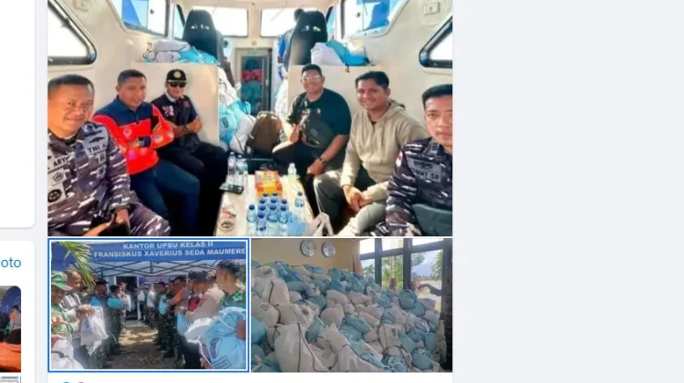 Bantuan Presiden Tiba di Sikka, 186 Paket Dibawa ke Palue