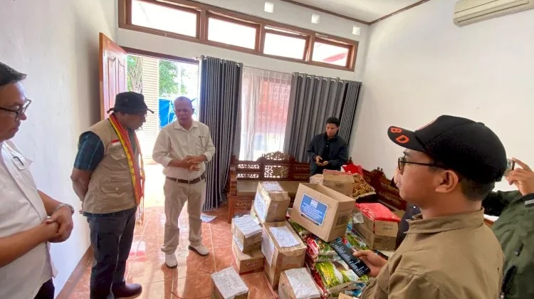 Wakil Gubernur NTT Tinjau Dampak Gempa dan Posko Darurat Manggarai Timur