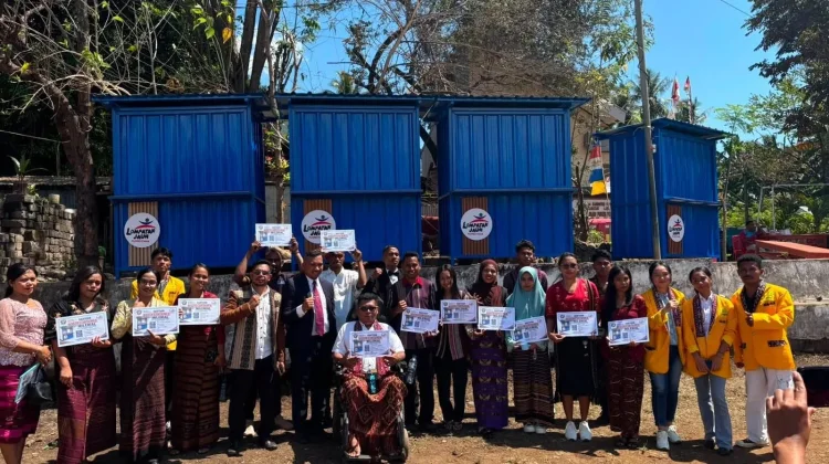 Booth Container Milenial Bantu Wirausaha Muda Flores Timur Kembangkan Usaha