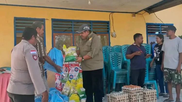 Polres Ngada Bersama Forkopimda Salurkan Bantuan Gempa