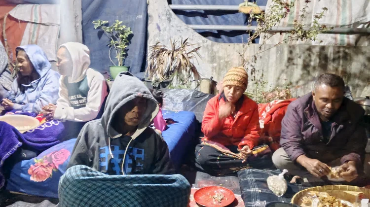 Warga di Langke Rembong Dirikan Posko Mandiri, Antisipasi Gempa Susulan
