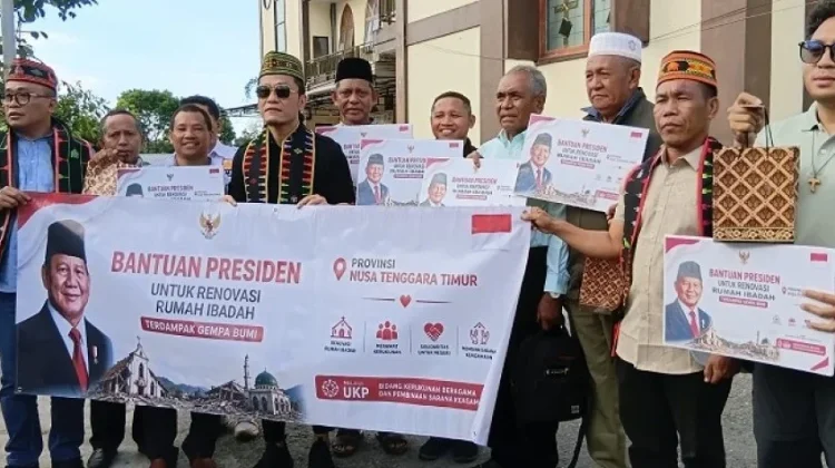 Enam Rumah Ibadah di Manggarai Terima Bantuan Renovasi dari Presiden Prabowo