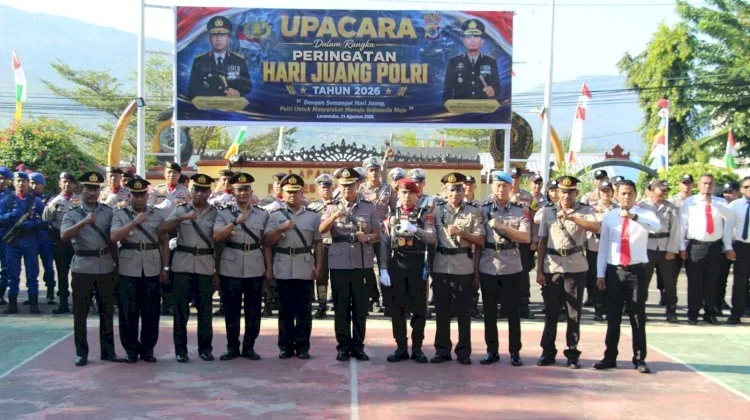 Hari Juang Polri, Polres Flores Timur Perkuat Semangat Pengabdian