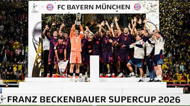 Kalahkan Dortmund 2-1, Bayern Buka Musim 2026/2027 dengan Trofi Supercup