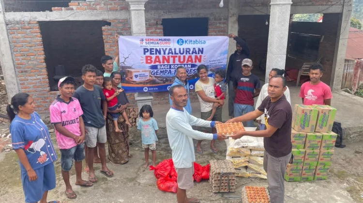 SMSG dan Kitabisa Salurkan Bantuan Sembako bagi Warga Terdampak Gempa Flores