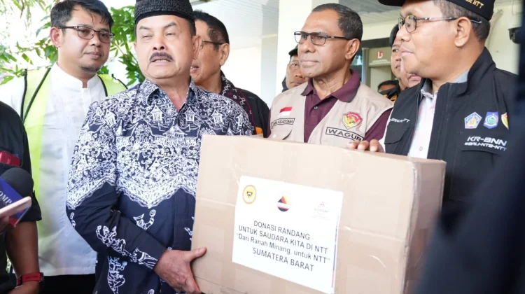 Pemerintah NTT Apresiasi Bantuan 6,6 Ton Rendang untuk Korban Gempa Flores