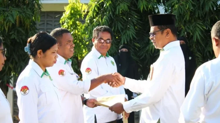 SK Wilayah Binaan Diserahkan, Penyuluh Agama Katolik Diminta Perkuat Pelayanan
