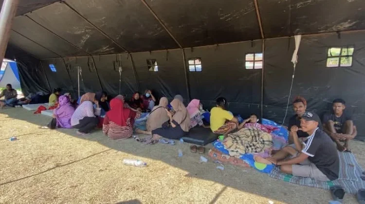 Pascagempa NTT, 180.327 Orang Mengungsi, Rumah Tak Rusak Pun Masih Ditinggalkan