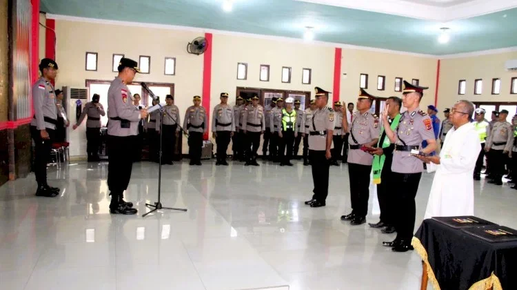 Polres Flores Timur Rotasi Kapolsek Adonara Timur dan Kasat Intel