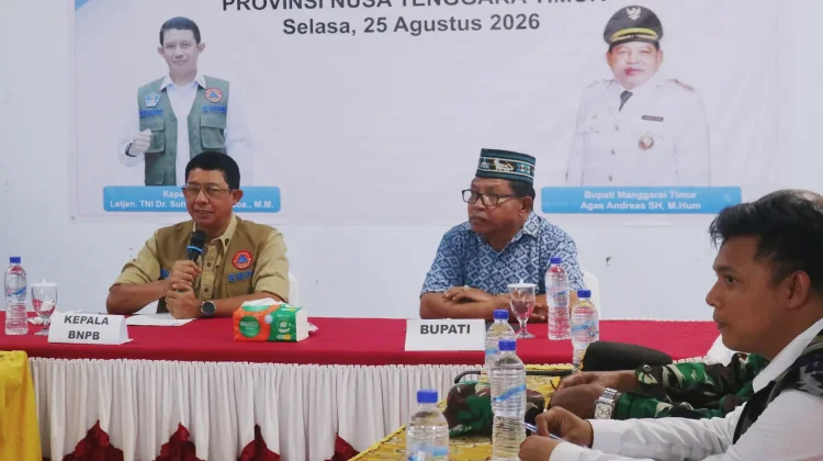 BNPB Percepat Pemulihan Pascagempa di Manggarai Timur