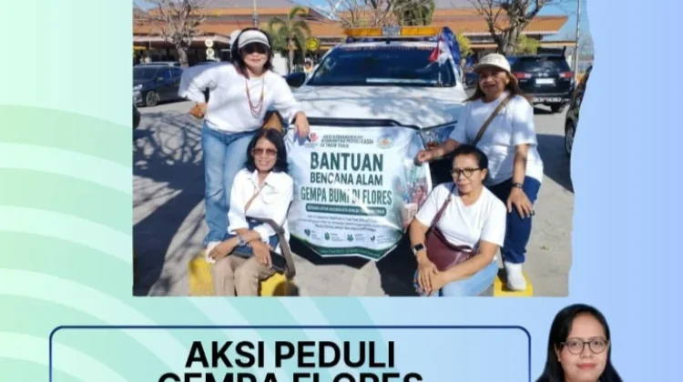 Komunitas Peduli Kasih Salurkan Bantuan Gempa Flores