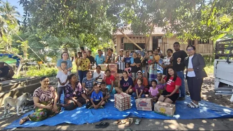 Peduli Kasih Ajak Korban Gempa Bangkit Bersama