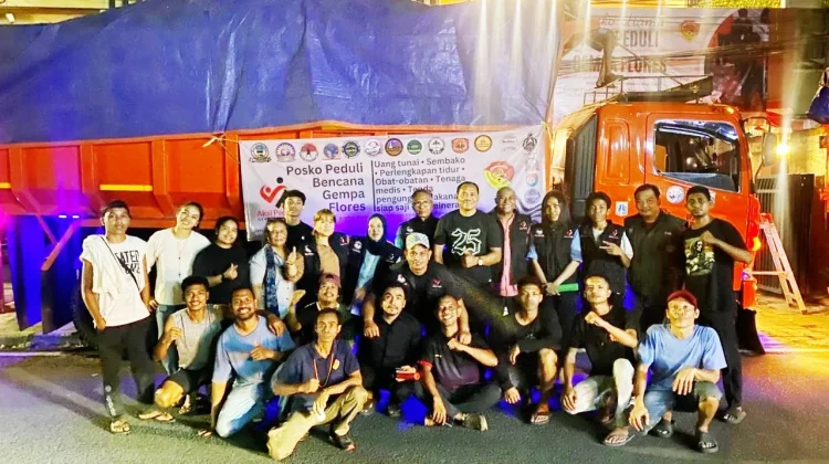 Aksi Peduli Gempa Flores Himpun 13 Ton Bantuan