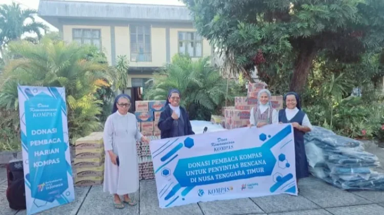 JPIC-SSpS dan Kompas Salurkan Harapan Bagi Korban Gempa