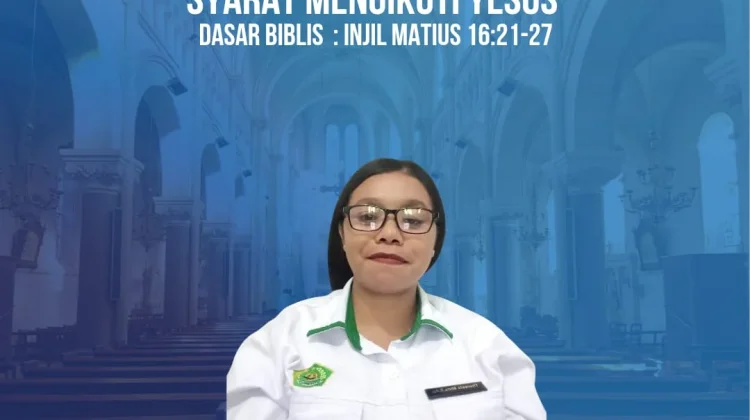 Mimbar Agama Katolik: Tiga Syarat Utama Mengikuti Yesus