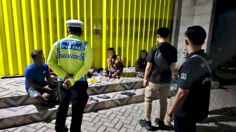Polres Flotim Perkuat Patroli Malam Jaga Kamtibmas Kota Larantuka