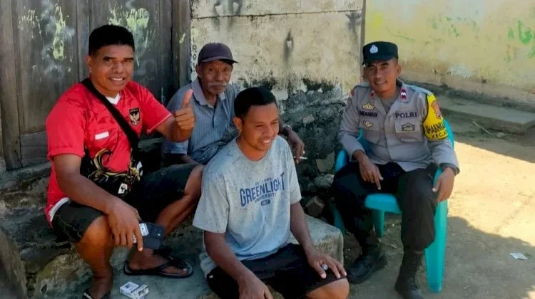 Polisi Ajak Pemuda Naraosina Bersama Jaga Keamanan Lingkungan