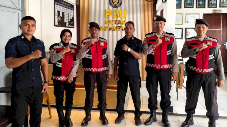Sat Samapta Perkuat Sinergi dengan Rutan Kelas II Larantuka Melalui Sambang