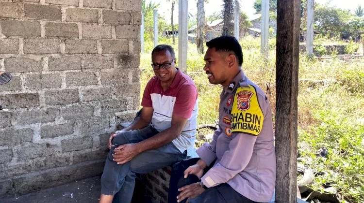 Polres Flotim Perkuat Kamtibmas lewat Sambang Warga Desa Samasoge
