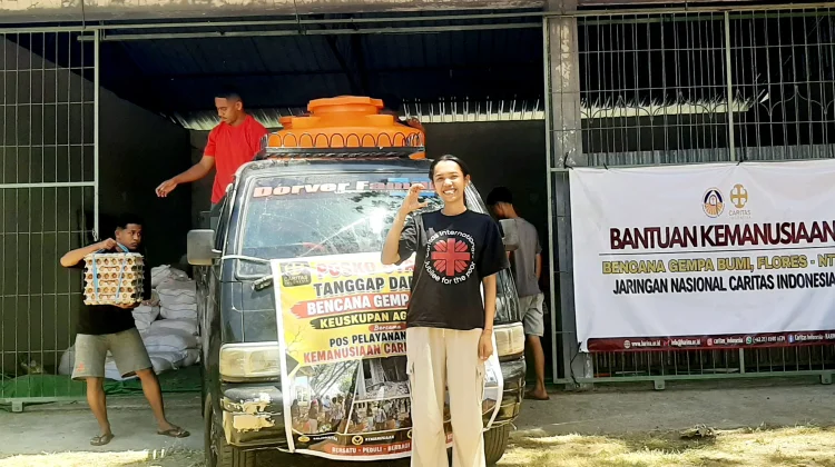 Caritas Indonesia Bergerak, Air Bersih dan Sembako Jangkau Warga Ende