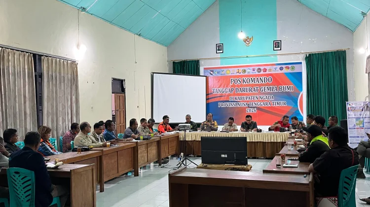 Dari Tenda Pengungsian, Polri Kawal Pemulihan Ngada