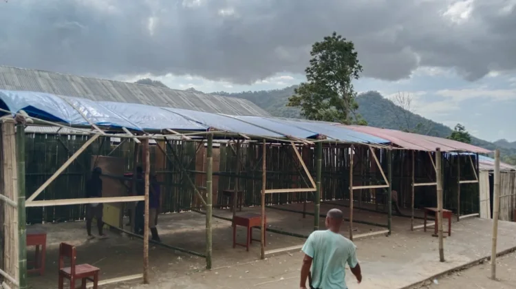 SD Inpres Dorameli Belajar di Tenda Darurat, Butuh Tambahan Tenda Demi Kenyamanan