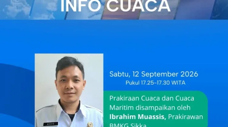BMKG Prakirakan Cuaca Sikka Cerah hingga Cerah Berawan