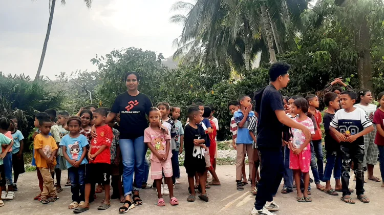 Cerita Superhero Jadi Cara 71 Siswa Nangakeo Pulihkan Diri usai Gempa