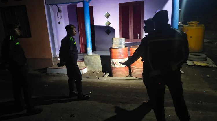Pasca Gempa, Sat Samapta Polres Ende Intensifkan Patroli Permukiman Warga