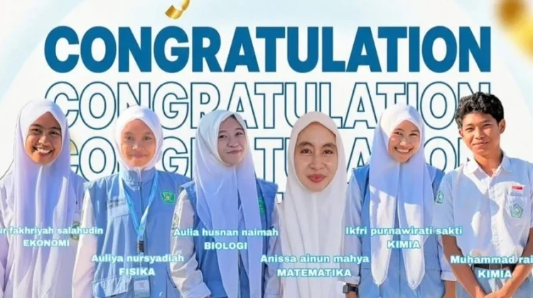 Enam Siswa MAN Manggarai Barat Lolos OMI Tingkat NTT
