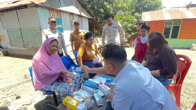 Warga Sukamaju Apresiasi Layanan Kesehatan Gratis Polres Ende
