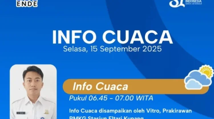 BMKG Ingatkan Angin Kencang di Delapan Wilayah NTT