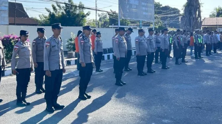 Polres Sikka Siagakan 102 Personel Amankan Kunjungan Jokowi