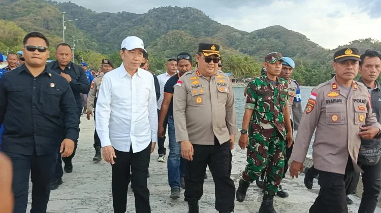 Sebanyak 112 Personel Polres Ende Kawal Kunjungan Jokowi ke Palue, Sikka NTT