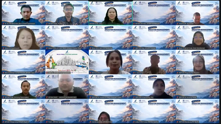 Balai POM di Ende Tekankan Kesiapsiagaan sebelum Bencana Terjadi
