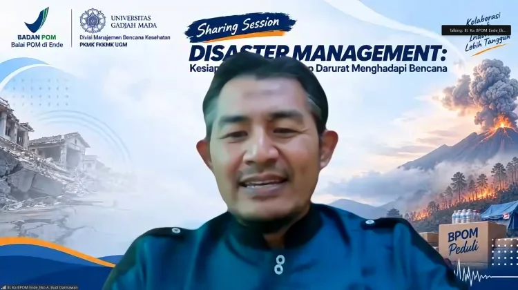 Pengalaman Gempa Flores Jadi Dasar Balai POM di Ende Bangun Kesiapsiagaan