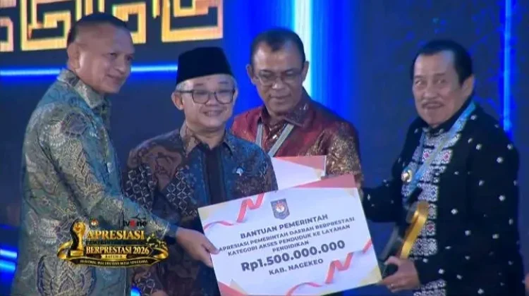 Nagekeo Raih Juara Dua Apresiasi Pemerintah Daerah