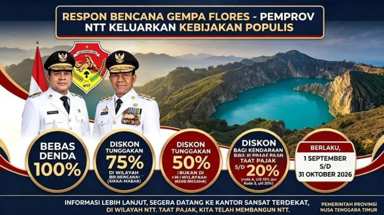 Pascagempa Flores, Denda Pajak Kendaraan Dibebaskan 100 Persen