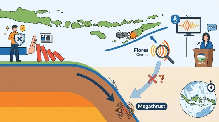 BMKG Bantah Isu Gempa Flores Aktifkan Zona Megathrust