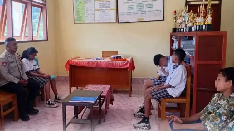 Bhabinkamtibmas Jerebuu Selesaikan Dugaan Bullying di Sekolah