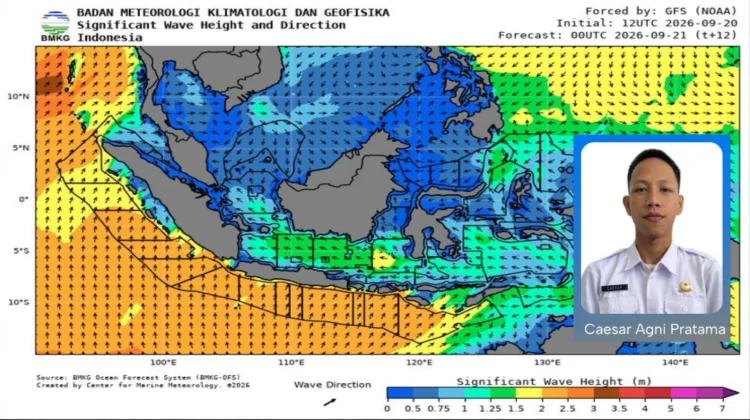 BMKG Waspadai Gelombang Tinggi di Perairan NTT