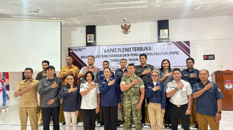 Rutan Bajawa Ikuti Pleno KPU Ngada Bahas Data Pemilih Triwulan III