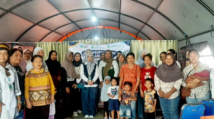 Di Balik Tenda Puskesmas Rewarangga, Ada Pendampingan untuk Ibu dan Anak