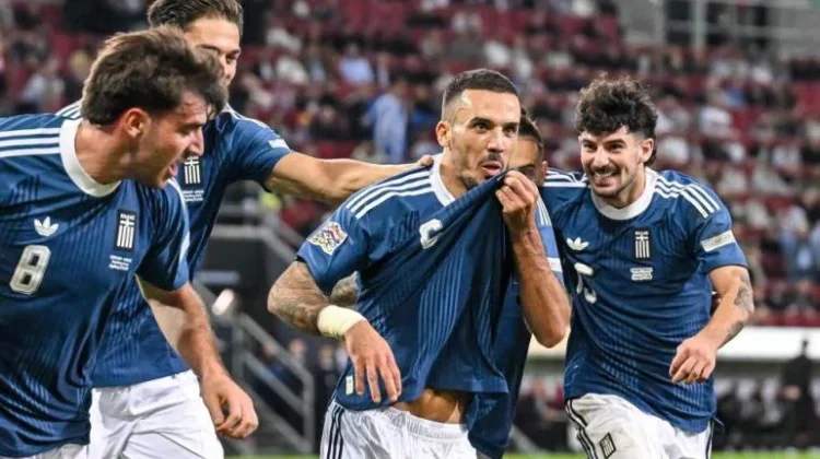 Yunani Kalahkan Jerman 1-0, Catat Kemenangan Bersejarah di Nations League