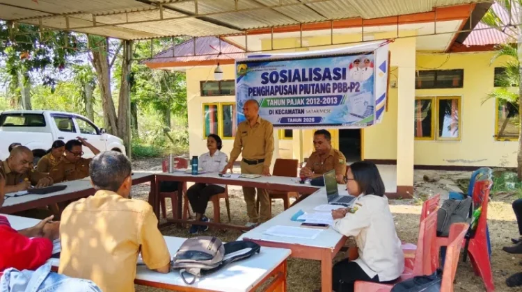 Bapenda Manggarai Sosialisasikan Penghapusan Piutang PBB-P2